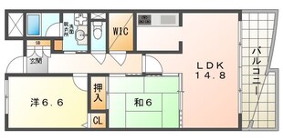 セゾンエスポワールの物件間取画像